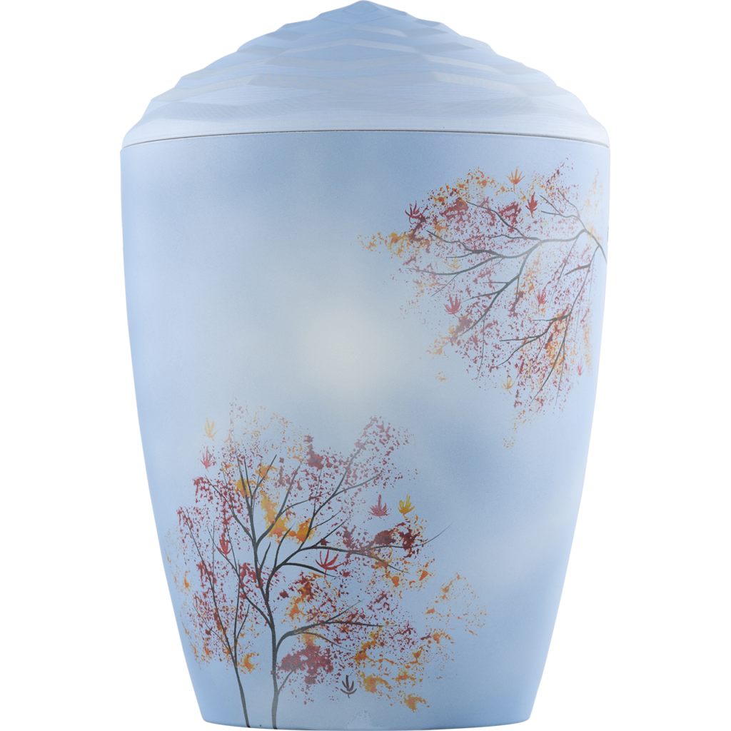 Moderne Urne mit elegantem Motiv "Kirschblüte"